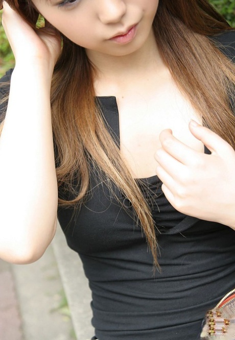 Adorable Japanese teen Nami ends up with cum on her innocent looking face