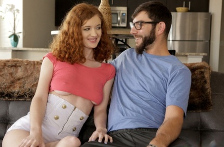 Step siblings Abby Rains and her brother get caught fucking by their mom