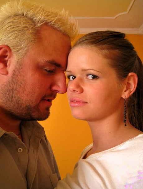 Teen amateur Jenny Noel sticks out her cum covered tongue in POV mode