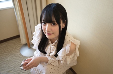 Japanese teen Reika Kato shows her sheer bra and panty set