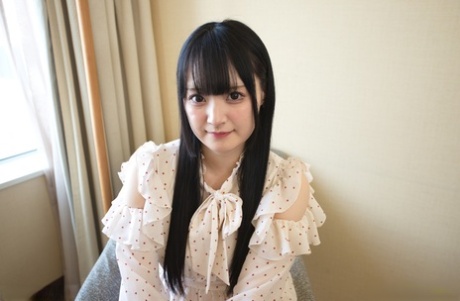 Japanese teen Reika Kato shows her sheer bra and panty set