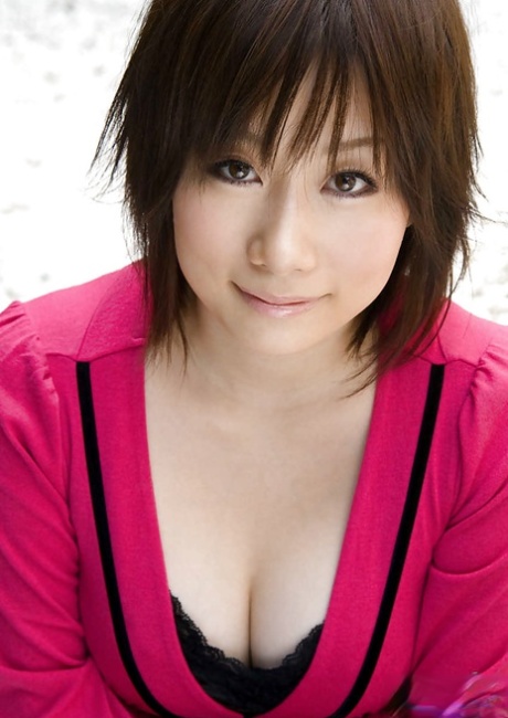 Asian coed Hanano Nono slowly uncovering her amazing big bosoms