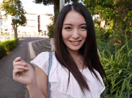 Petite Japanese babe Kanna Sakuno getting stripped and gangbanged