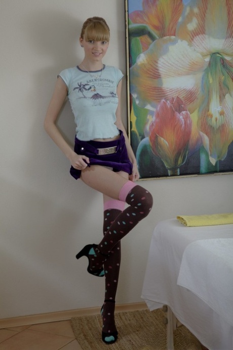 Skinny Blonde Teen