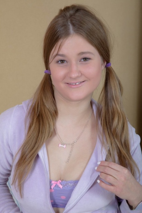 Amateur teen with big tits Madlena takes a fine dick from behind