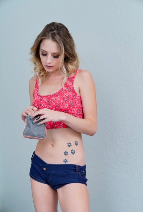 Naughty teen Kyler Quinn enjoys some doggystyle sex with her stepbrother