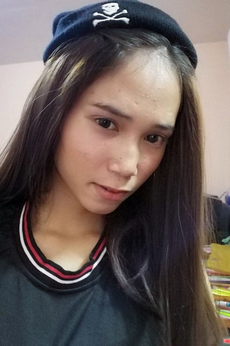 Gorgeous Asian shemale posing fully clothed in public in her own compilation