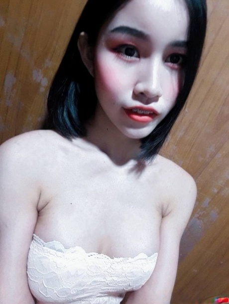 Sexy Asian shemale Nancy posing in various sexy outfits in her compilation