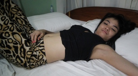 Naughty Thai beauty Missy flaunts her body and takes a boner in a missionary