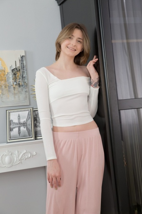 Pretty teen Funky Town enjoys hardcore anal & vaginal sex with a hung stud