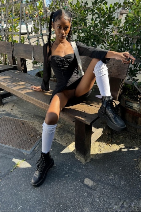 Skinny Black Teen