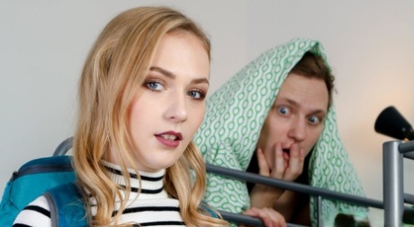 Gorgeous Czech teen Jenny Wild gets seduced and fucked by her new roommate